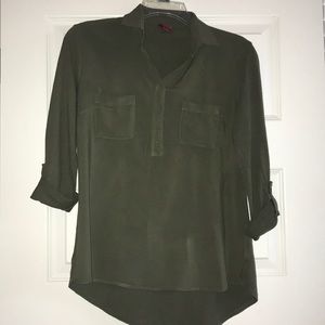 Olive Green Merona Blouse